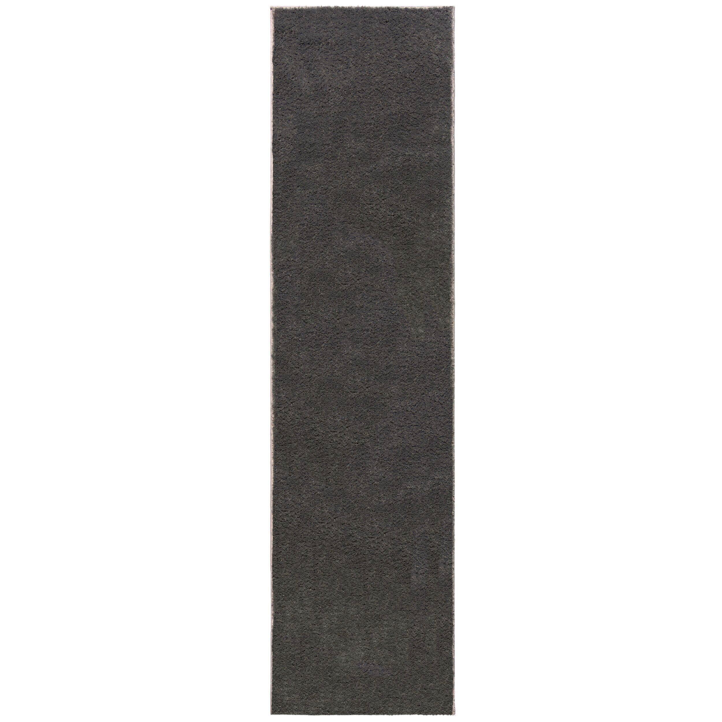 Webteppich Sheen Rug Dark Grey 60x230 - Dunkelgrau, Basics, Textil (60/230cm)