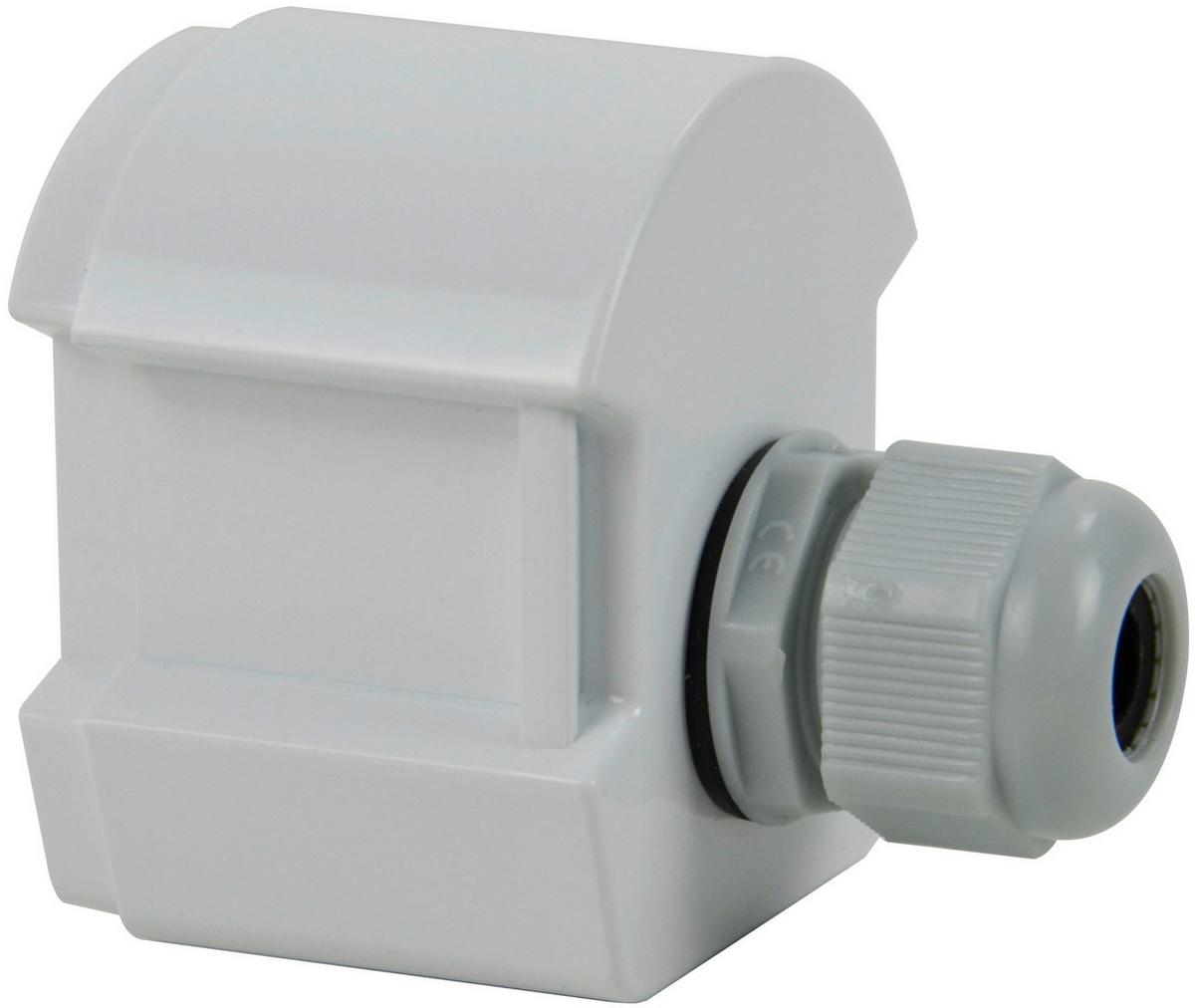 LED-Deckenleuchte L: 62 cm, für In- und Outdoor - Hellgrau, Basics, Kunststoff (62/6/6cm)