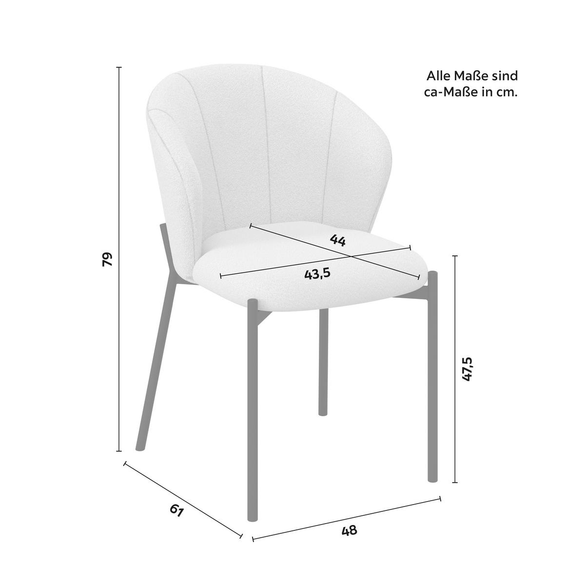 STOLIČKA ZOEY - čierna/béžová, Modern, kov/drevo (48/79/61cm) - Bessagi Home