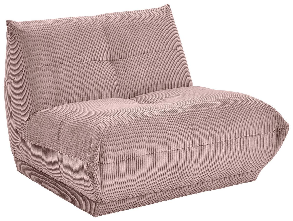 Sofaelement Giselle 1,5 Chair Modul Altrosa B: 105 Cm - Altrosa, Trend, Textil (105/80/112cm) - Livetastic
