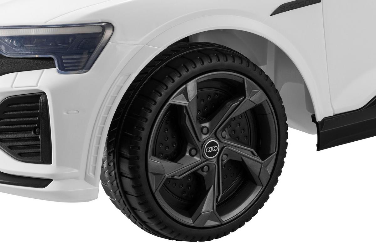 ELEKTRO-KINDERAUTO AUDI TTS - Weiß, Trend, Kunststoff/Metall (99/54/46cm) - BUNINO