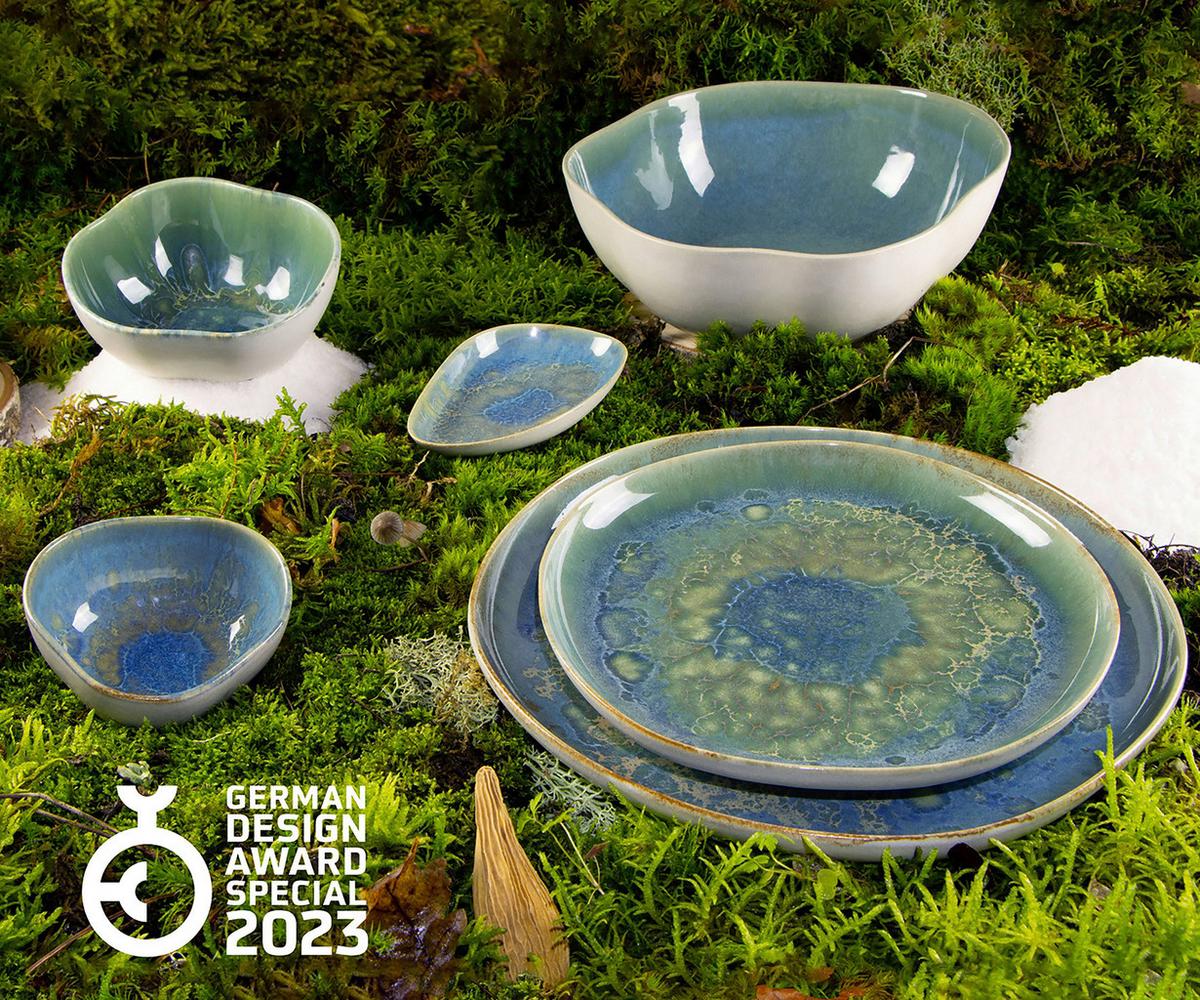Müslischalenset Yuki Bowl Blau/grün 4-Teilig - Blau/Grün, Basics, Keramik (16cm) - Creatable
