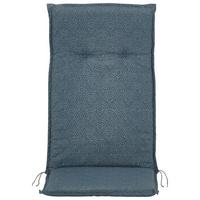 Hochlehnerauflage Genf 114x47 Cm Grau/türkis - Schlammfarben, Basics, Textil (114/48/4cm) - Beo