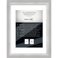 Rám na fotky 21,1/27,1 cm - strieborná, Basics, kov (21,1/27,1/2.2cm) - Premium Living