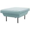 Hocker Looks Ix - Mintgrau/Schwarz, Design, Textil (70/45/70cm) - LOOKS by W.Joop