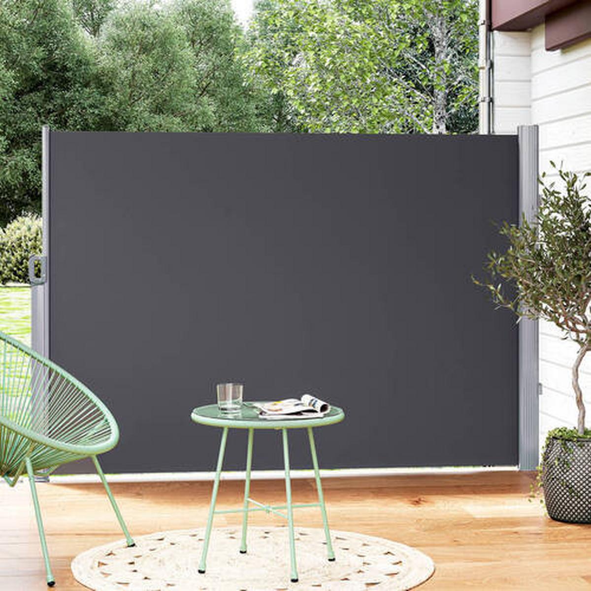 Markise Dunkelgrau Grau BxH: 300x200 cm - Dunkelgrau/Grau, Basics, Textil/Metall (300/200cm) - Modante