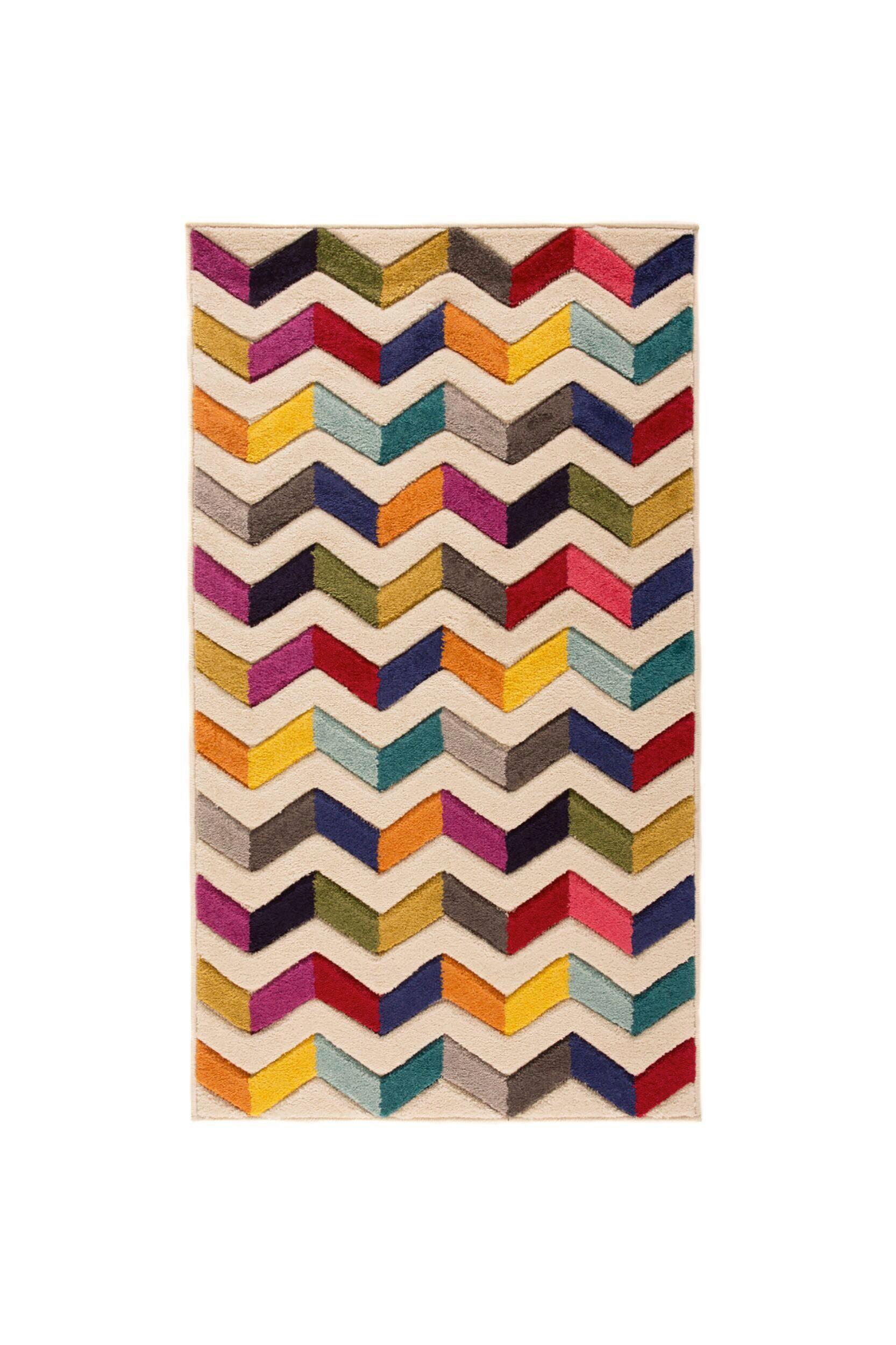 Webteppich Bolero - Multicolor, KONVENTIONELL, Textil (200/290cm)