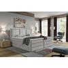 Boxspringbett Swing Hellgrau H3xh4 200x200cm - Hellgrau, Design, Holzwerkstoff/Textil (200/200cm) - MID.YOU