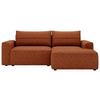 Lullo Rostfarben S: 233x144 Cm - Rostfarben/Schwarz, Design, Textil (233/144cm) - Livetastic