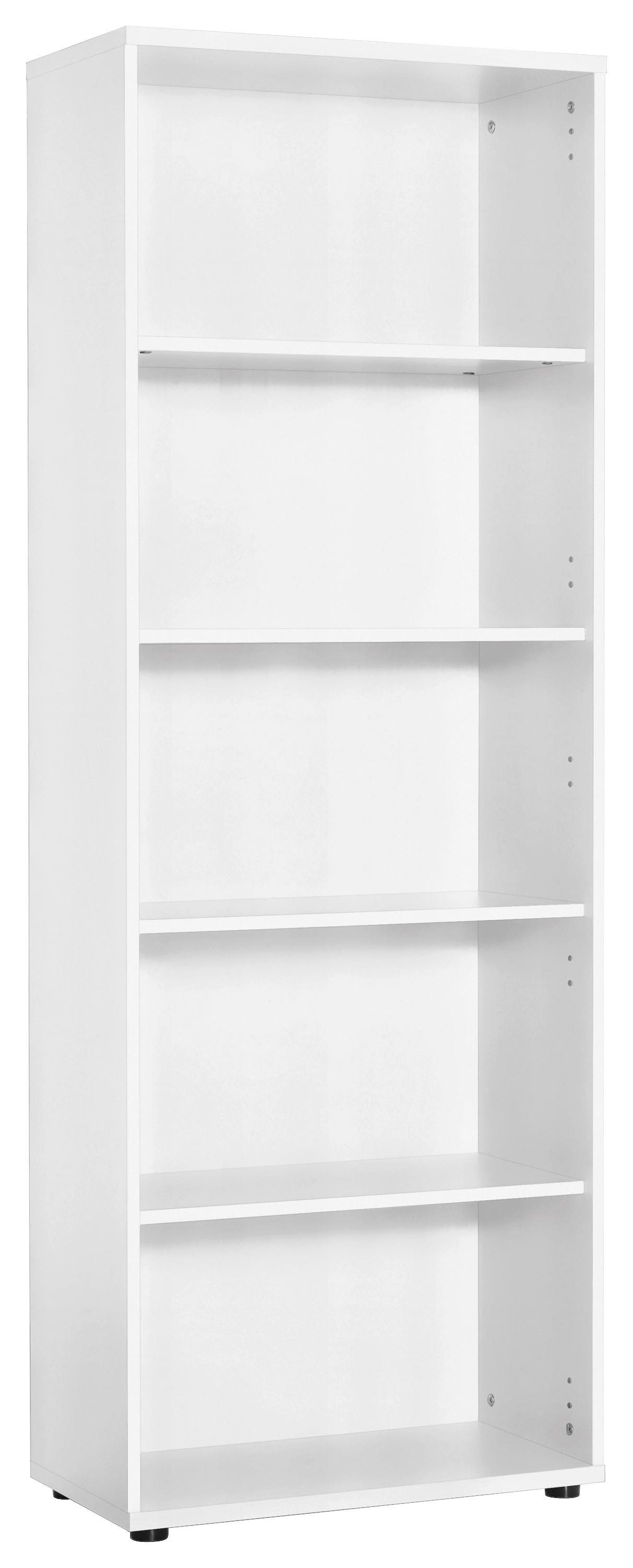 Aktenregal Serie Weiß B: 65,1 Cm - Schwarz/Weiß, Basics, Holzwerkstoff (65,1/182,4/34,5cm) - MID.YOU