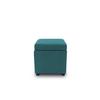 Sitzbox Looks Iii - Petrol/Schwarz, Design, Textil (45/47/45cm) - LOOKS by W.Joop
