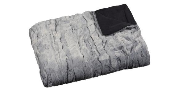 Kuscheldecke Bilbao Grau 140x200 cm Double Face - Grau, ROMANTIK / LANDHAUS, Textil (140/200cm) - James Wood