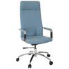 Drehstuhl Saranto Plus I Hellblau - Alufarben/Hellblau, MODERN, Kunststoff/Textil (56/131/67cm) - MID.YOU