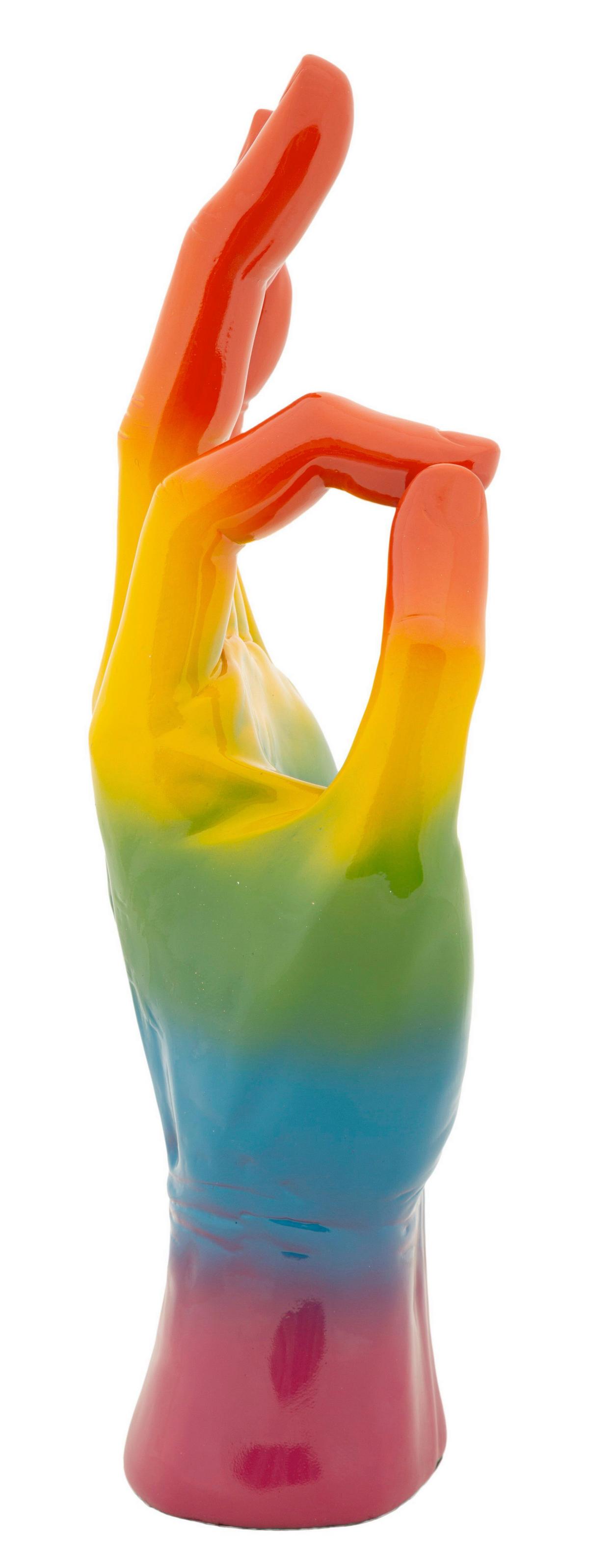 Skulptur Kunststoff, Multicolor - Basics, Kunststoff (16/36/10.5cm)