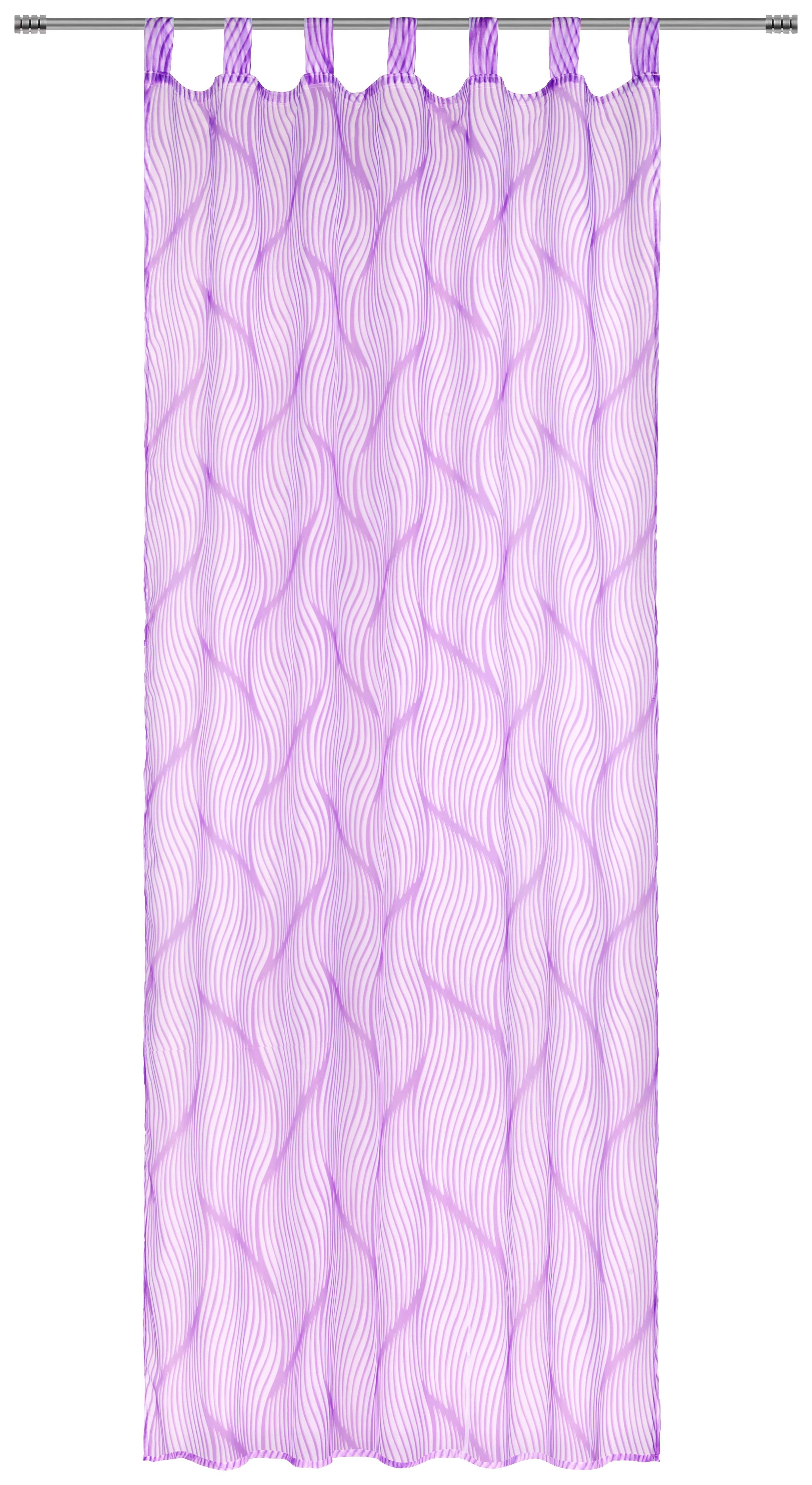 Kombivorhang Rina - Flieder, KONVENTIONELL, Textil (140/255cm) - Luca Bessoni