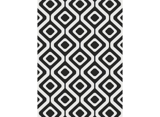 Webteppich Dehli 120x170 cm - Schwarz/Weiß, KONVENTIONELL, Textil (120/170cm) - Luca Bessoni Webteppich Dehli 120x170 cm - Schwarz/Weiß, KONVENTIONELL, Textil (120/170cm) - Luca Bessoni