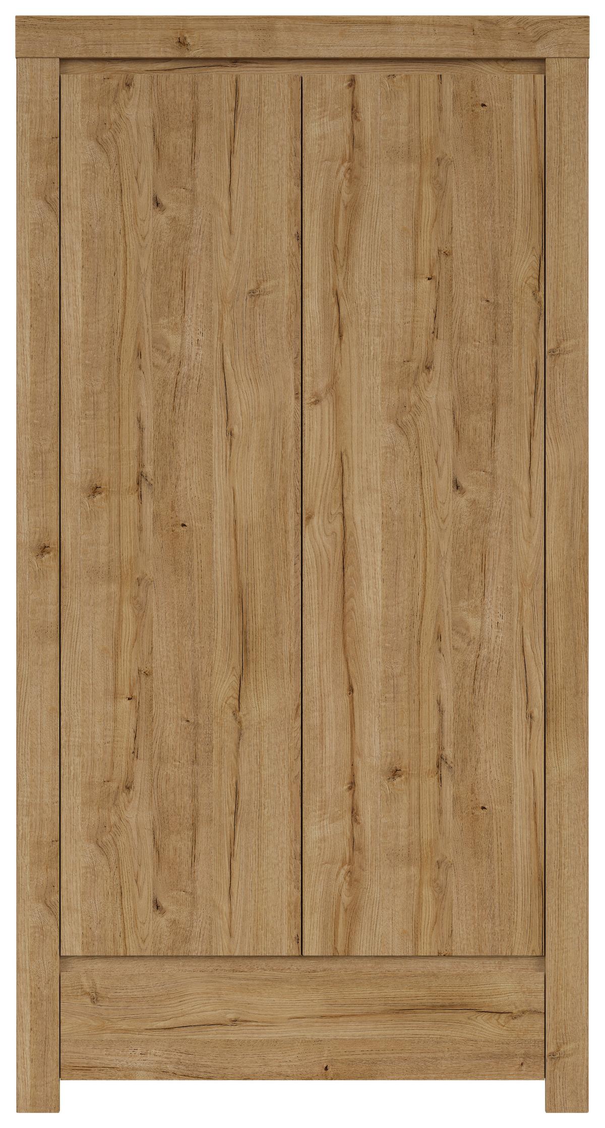 Drehtürenschrank B: 106 cm Holten Eiche Dekor - Eichefarben, MODERN, Holzwerkstoff (106/203,5/56,5cm) - MID.YOU