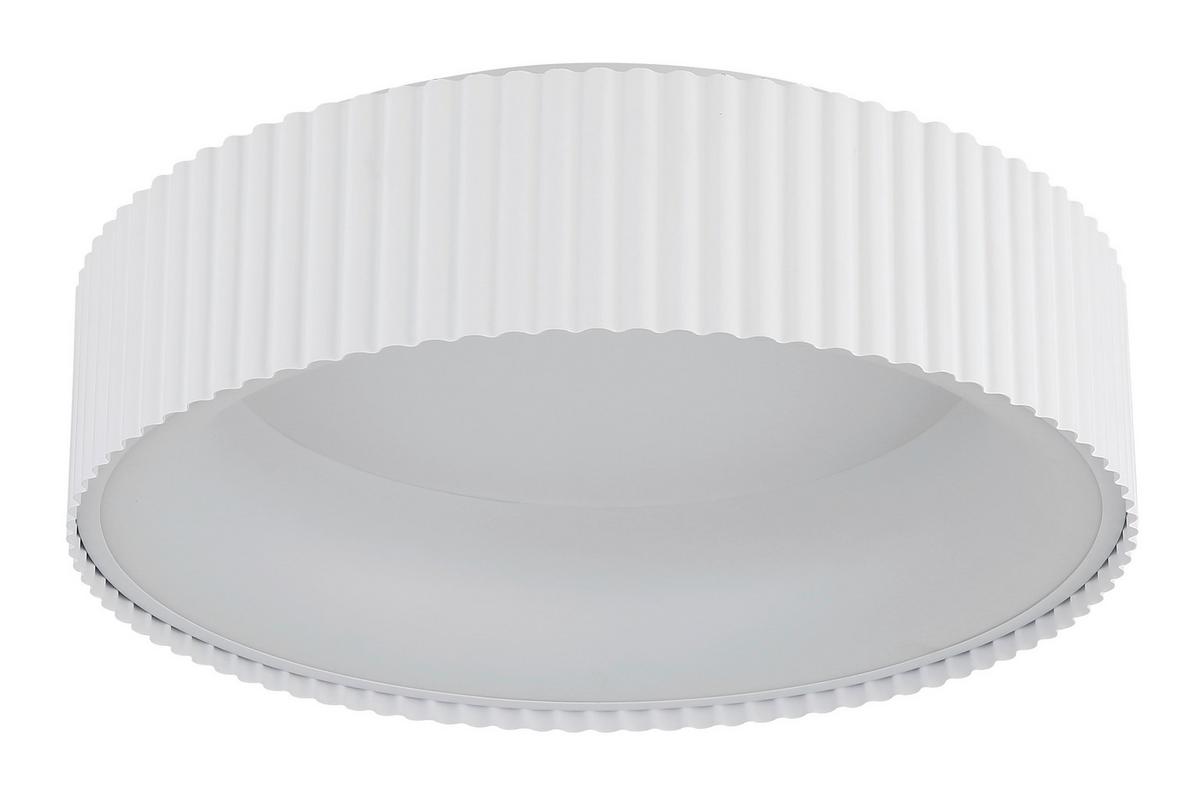 STROPNÍ LED SVÍTIDLO KEMP - bílá, Basics, kov/plast (46/13cm) - Globo