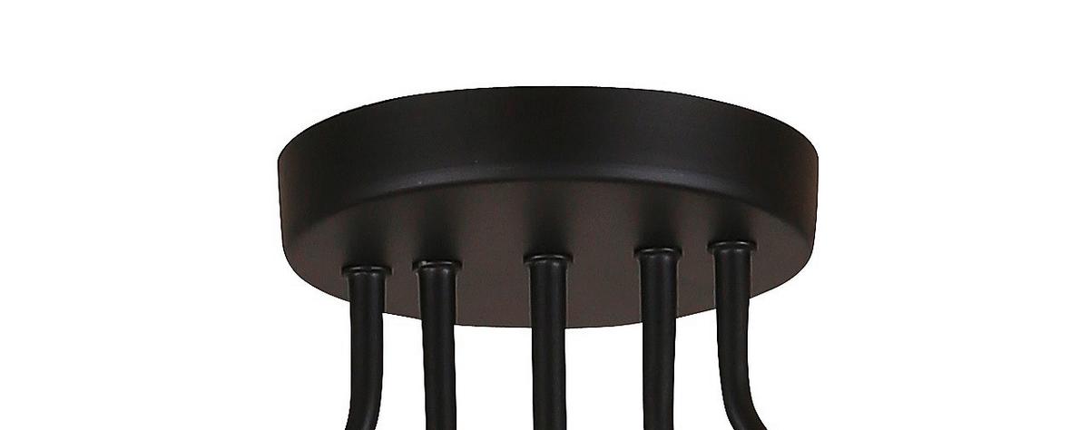 Deckenleuchte 35-79268 Tiara - Schwarz, KONVENTIONELL, Metall (68/15/32cm)