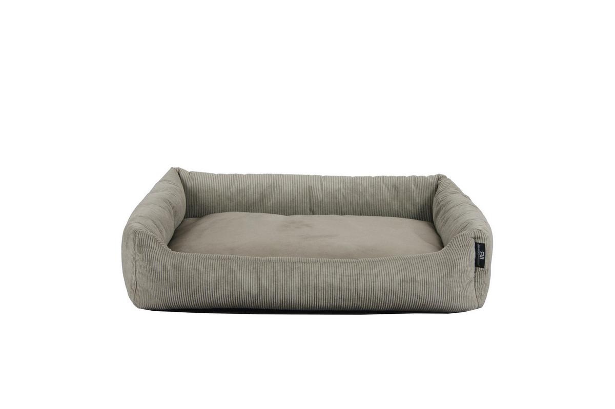 Hundebett Milow Taupe L: 70 cm - Taupe, KONVENTIONELL, Textil (70/49/15cm)