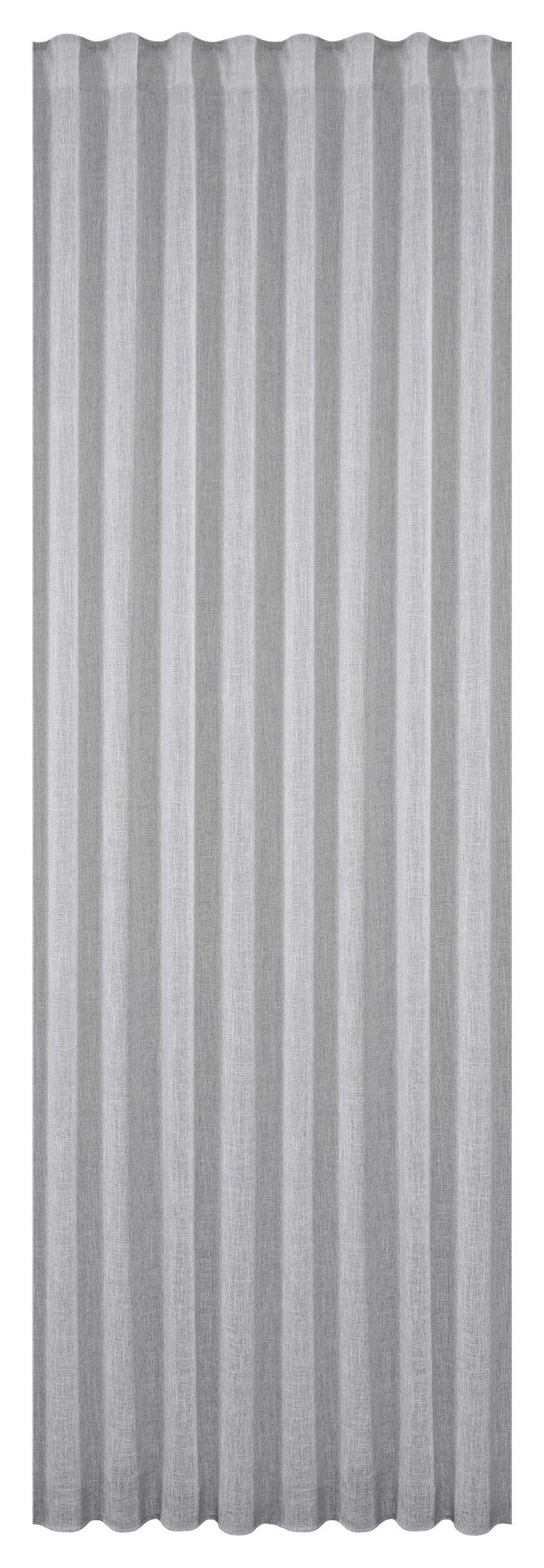 Fertigvorhang Marion - Grau, MODERN, Textil (135/245cm) - Luca Bessoni