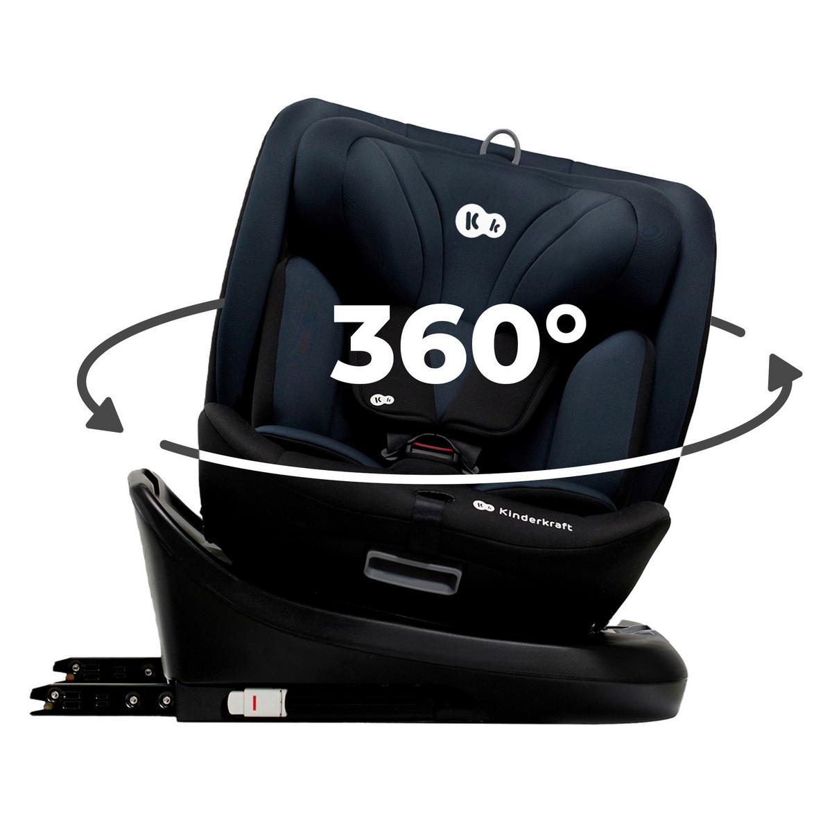 Kinderautositz I-Grow I-Size Schwarz, B/H/T: 44x81x34cm - Dunkelgrau/Schwarz, Basics, Kunststoff (44/81/34cm) - Kinderkraft