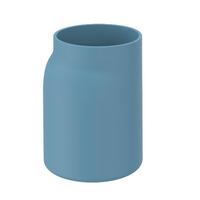 POHÁR NA ZUBNÉ KEFKY Hug, 8/11/7,1cm, petrolejová - modrá, Modern, plast (8/11/7,1cm) - Premium Living