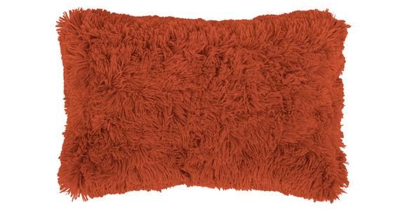 Zierkissen Carina 30x50 cm Polyester Terracotta - Terracotta, MODERN, Textil (30/50cm) - Luca Bessoni
