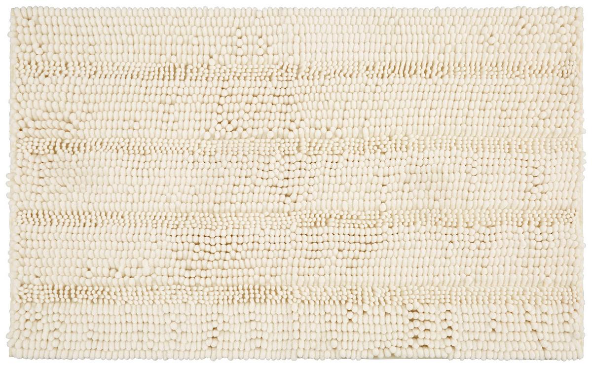 KÚPEĽŇOVÁ PREDLOŽKA Uwe, 60/100cm, biela - biela, textil (60/100cm) - Modern Living