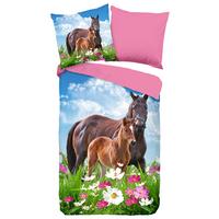 Jugendbettwäsche Dora Multicolor 135x200 cm - Multicolor, Natur, Textil (135/200cm)
