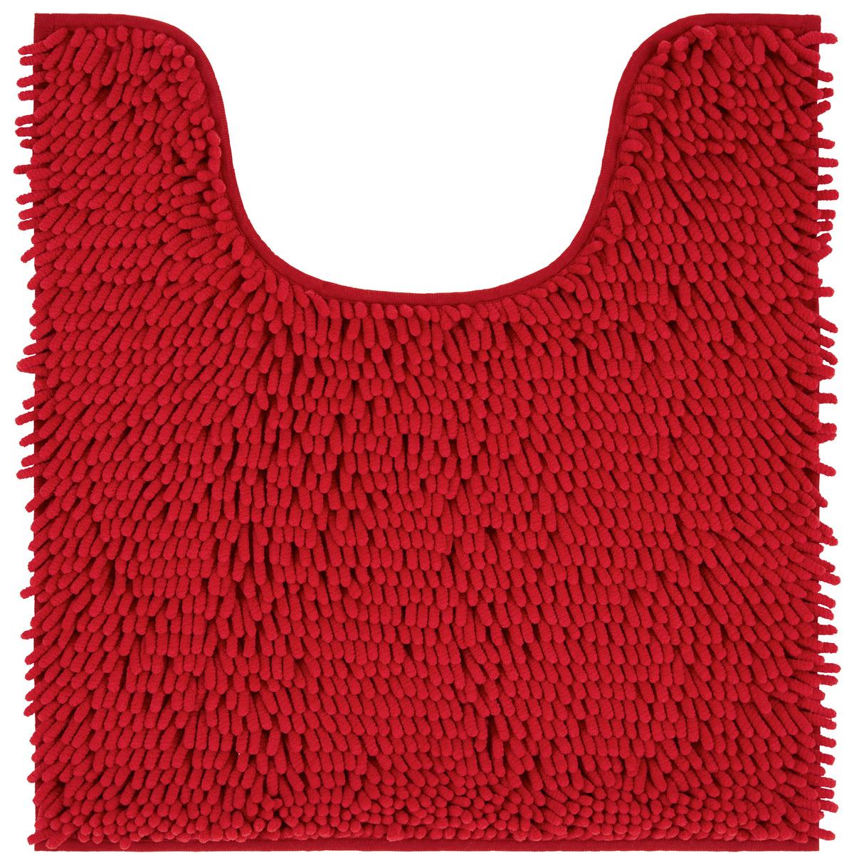 Wc-vorleger Liliane - Bordeaux, KONVENTIONELL, Kunststoff (45/50,5cm) - Ondega