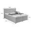 Boxspringbett Luminosa Grau 180x200 - Schwarz/Grau, MODERN, Textil (193/121/212cm) Boxspringbett Luminosa Grau 180x200 - Schwarz/Grau, MODERN, Textil (193/121/212cm)