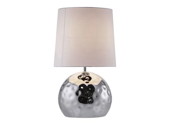 Stolová Lampa Cecilia - chrómová/strieborná, Moderný, kov/textil (23/39cm) - Mömax modern living Stolová Lampa Cecilia - chrómová/strieborná, Moderný, kov/textil (23/39cm) - Mömax modern living