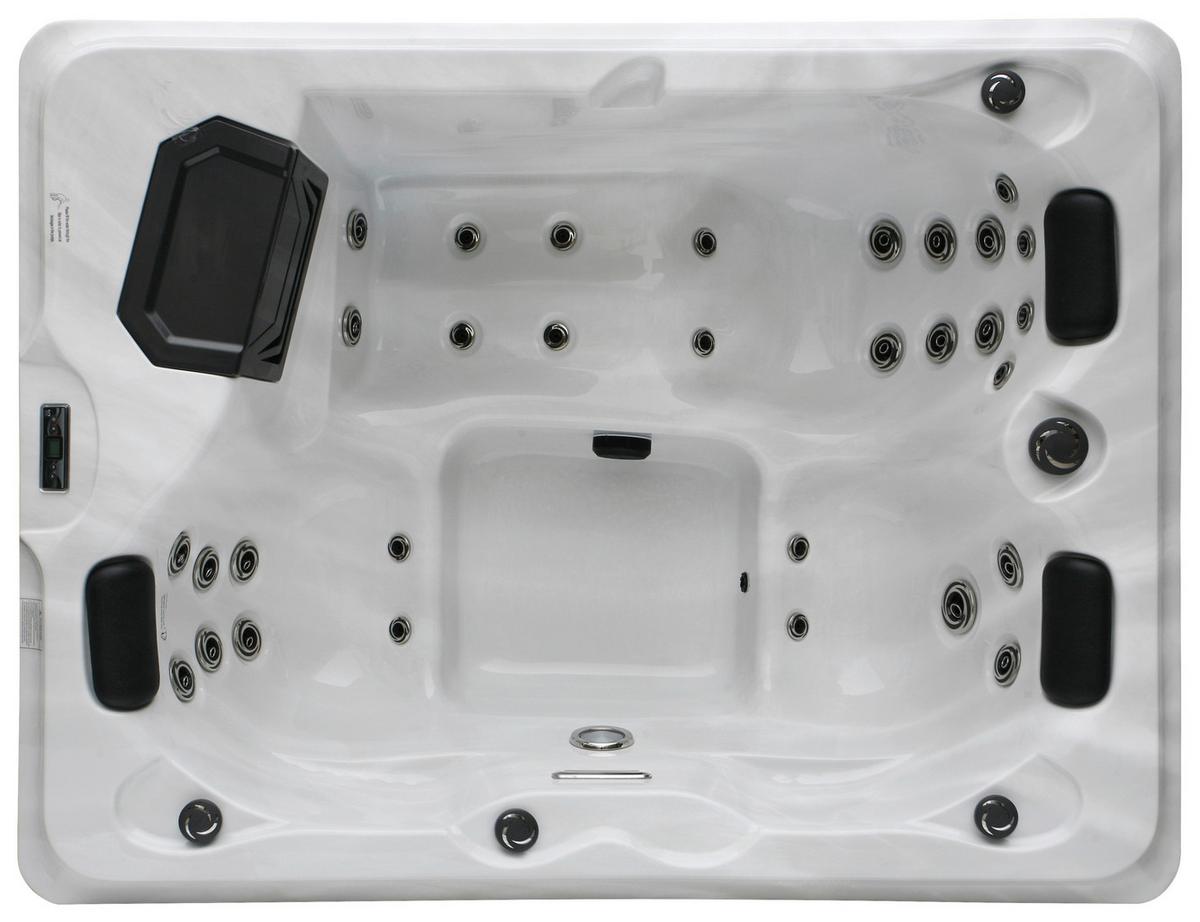 Whirlpool Kunststoff Xxl1952 210x160x80 Cm - Silberfarben/Schwarz, Basics, Kunststoff (160/210/80cm)
