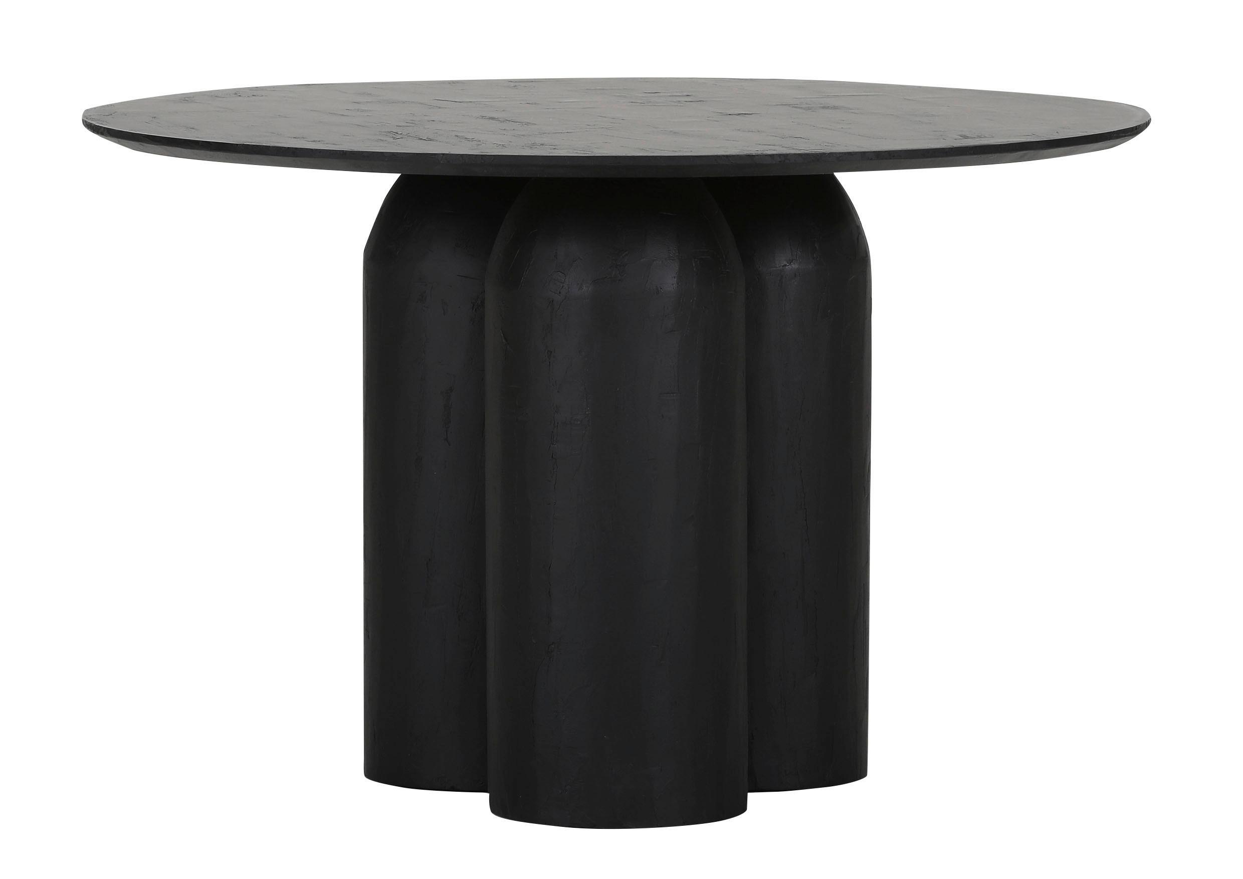 Jedálenský stôl PARIS 120 - čierna, Modern, kompozitné drevo (120/76cm) - Mömax