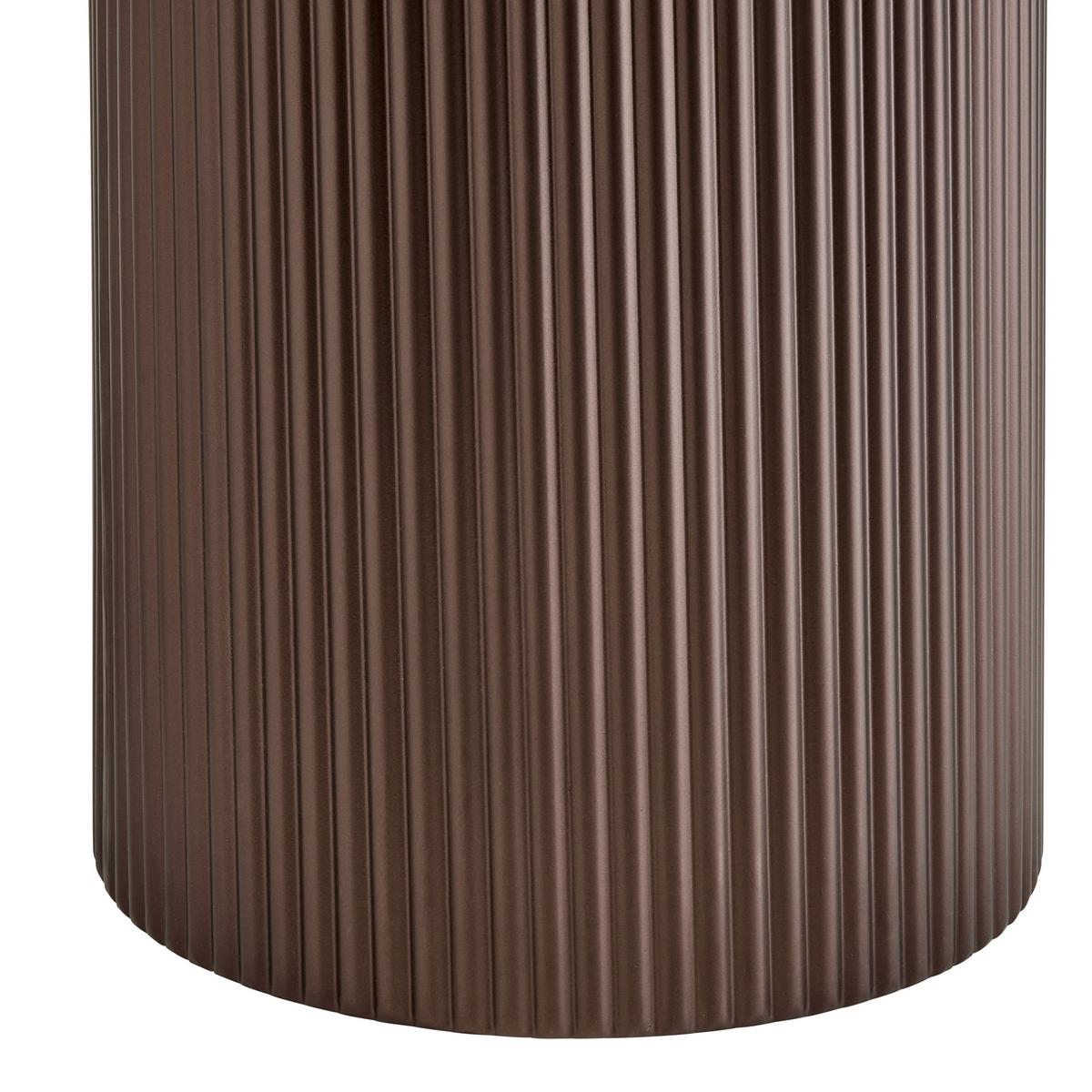 KONFERENČNÝ STOLÍK SOLCO -TREND- - bronzová/prírodná farba, Lifestyle, kov/kompozitné drevo (44/46cm) - Premium Living