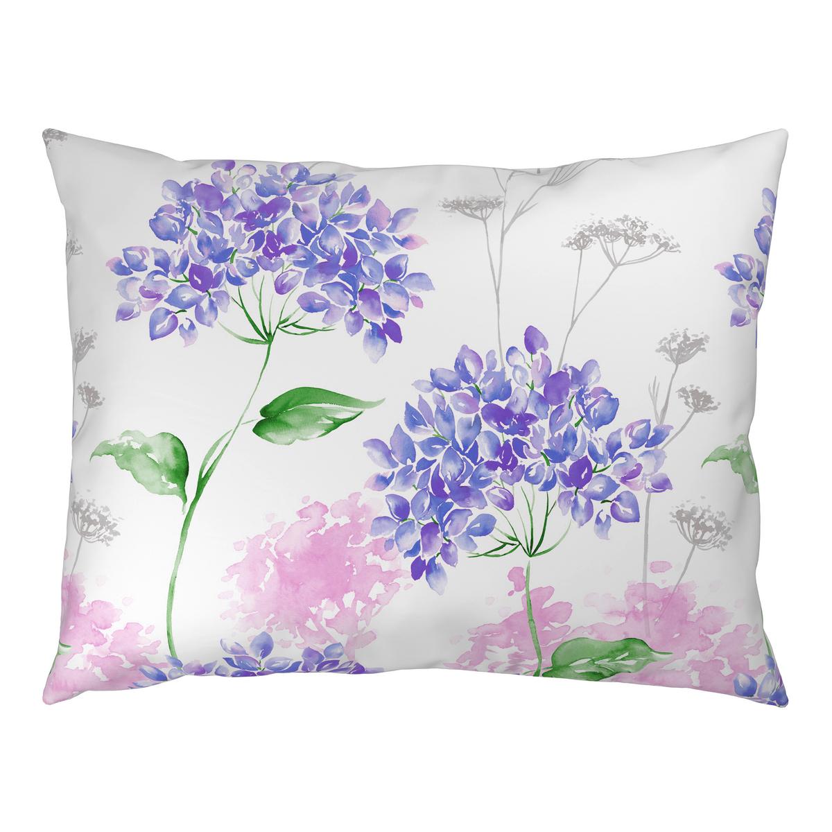 Bettwäsche Donatella - Blau/Rosa, ROMANTIK / LANDHAUS, Textil - James Wood