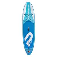 paddleboard SCHOU - bílá/modrá, plast (301/71/15cm)