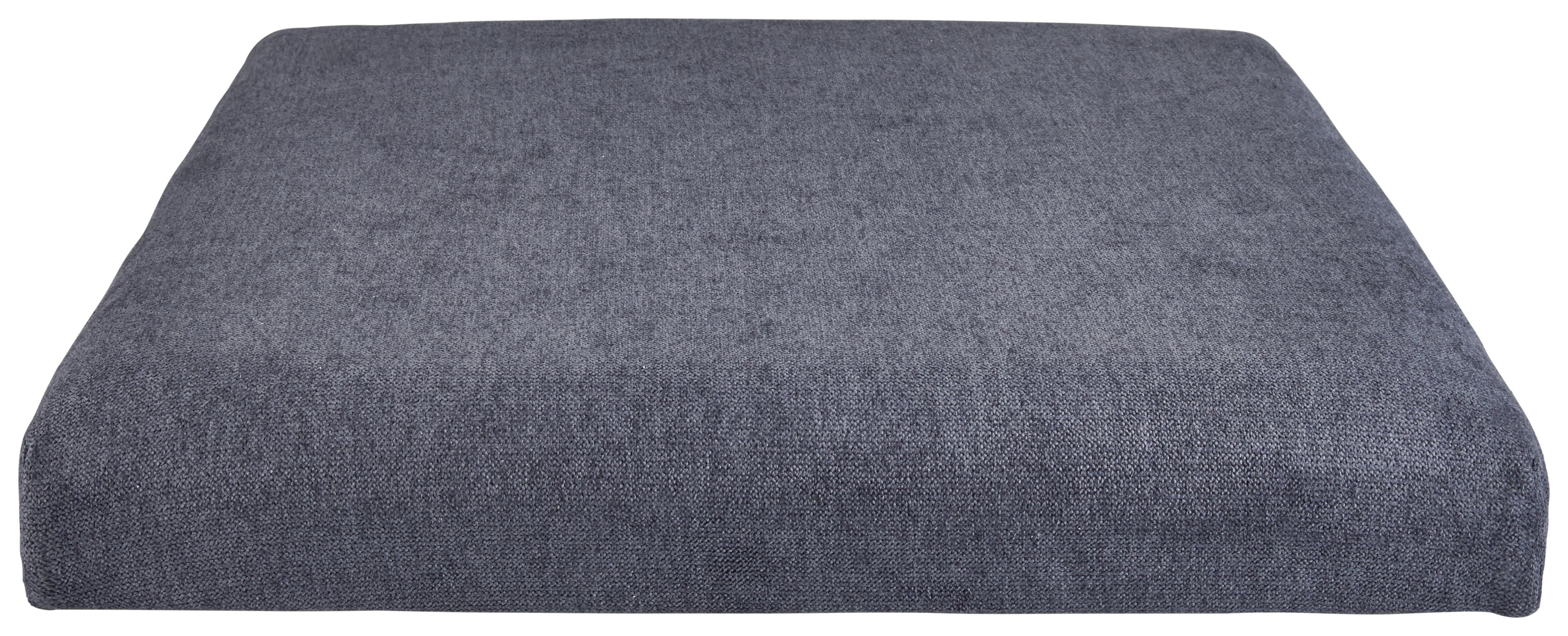 Sitzkissen Las Vegas Webstoff Blau/Grau 45x41,5 cm - Blau/Grau, MODERN, Holz (45/6/41,5cm)