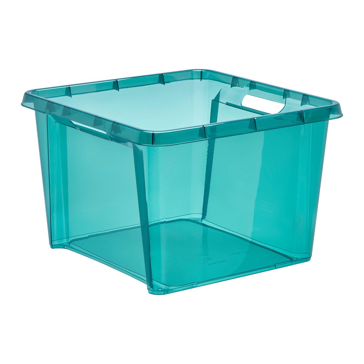 Úložný box SIMPLE - 25 L - modrá/růžová, Moderní, plast (39/39/26,5cm)