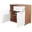 Komoda Roma2, 1 Lade, 2 Tüen - farby dubu/biela, Moderný, kompozitné drevo (100/80/45cm) Komoda Roma2, 1 Lade, 2 Tüen - farby dubu/biela, Moderný, kompozitné drevo (100/80/45cm)