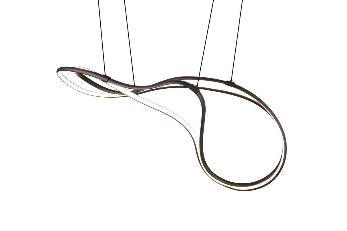 Led-hängeleuchte 344310132  Nala - Schwarz, Design, Metall (113/24/150cm) - Trio Leuchten