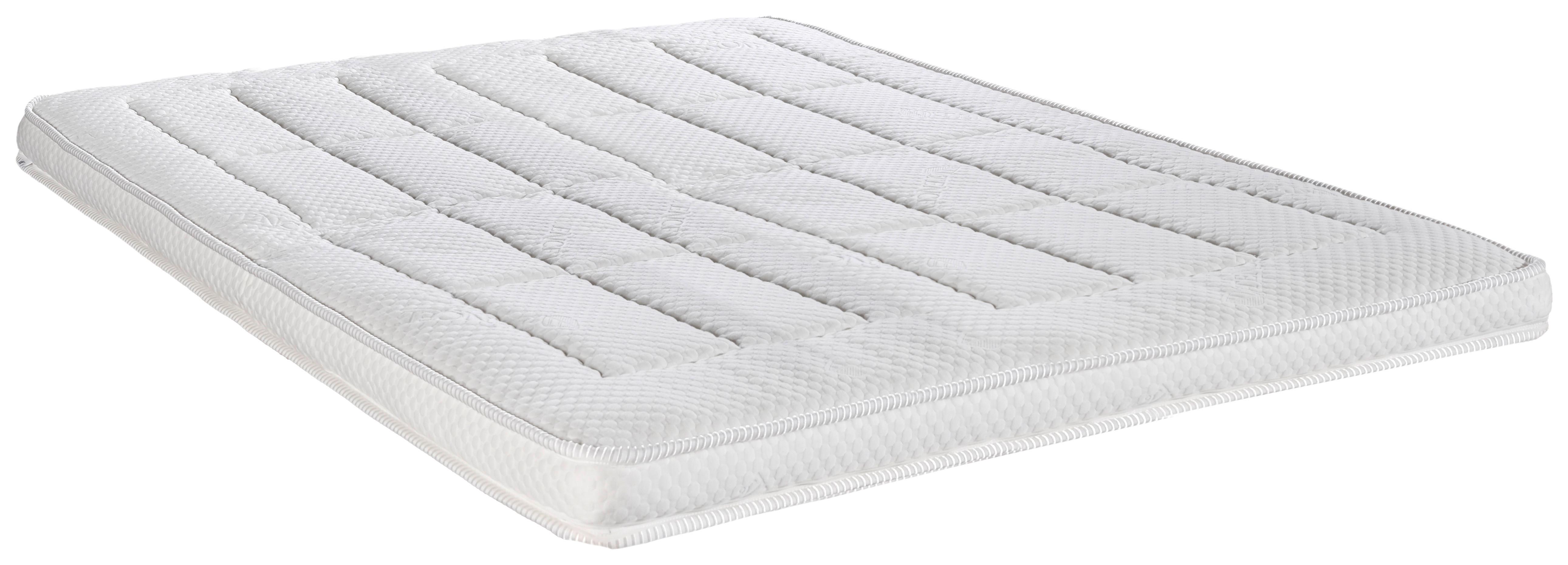 Topper Micro Pocket 160x200 Cm Schaumstoffkern - Weiß, Basics, Textil (160/200cm) - Livetastic
