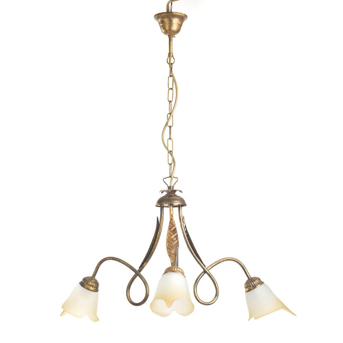 Kronleuchter 4250/3b - KONVENTIONELL, Glas/Metall (65/82cm)