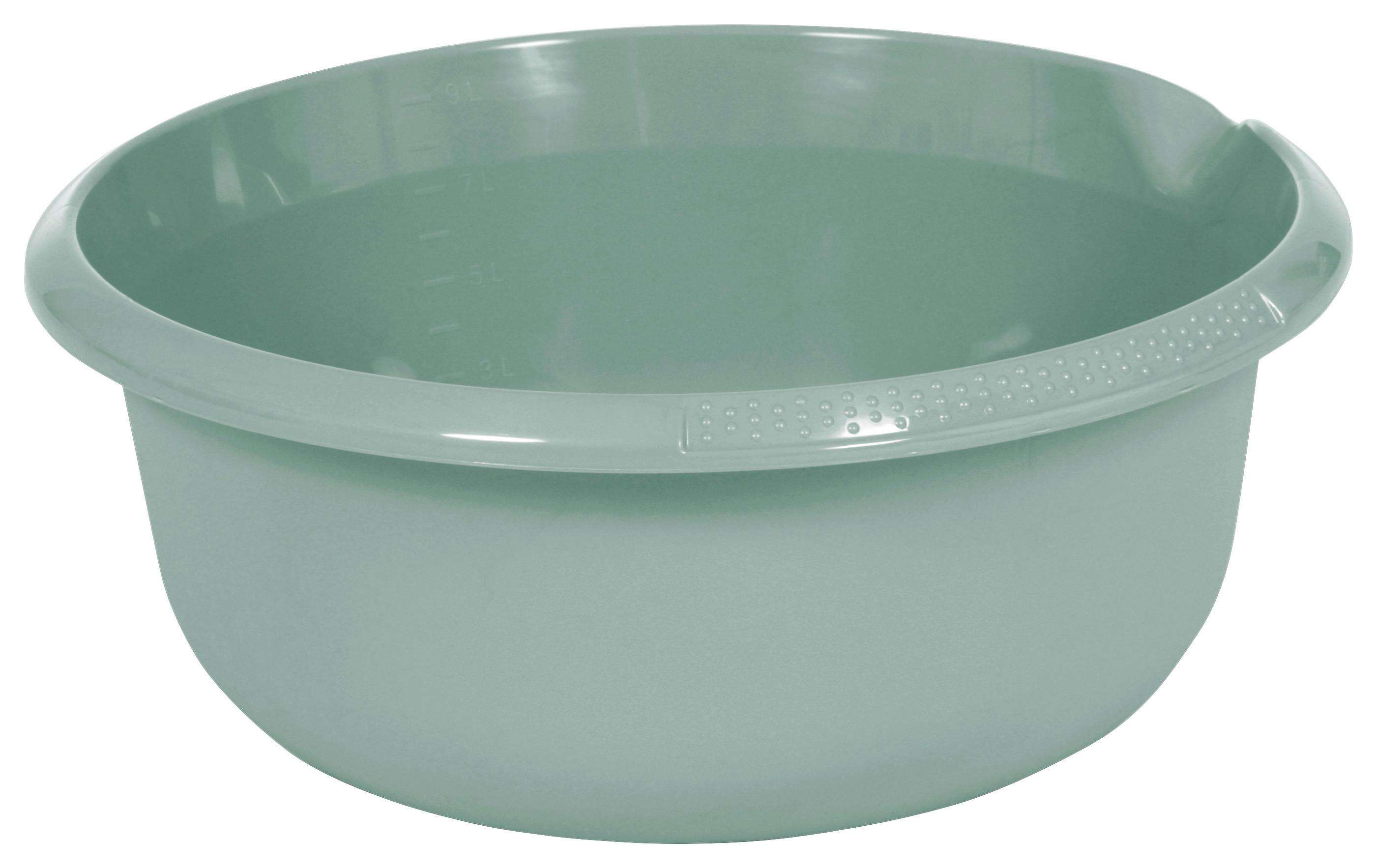 Waschschüssel Björk Mintgrün, DxH: 36x15 cm - Mintgrün, KONVENTIONELL, Kunststoff (36/15cm)