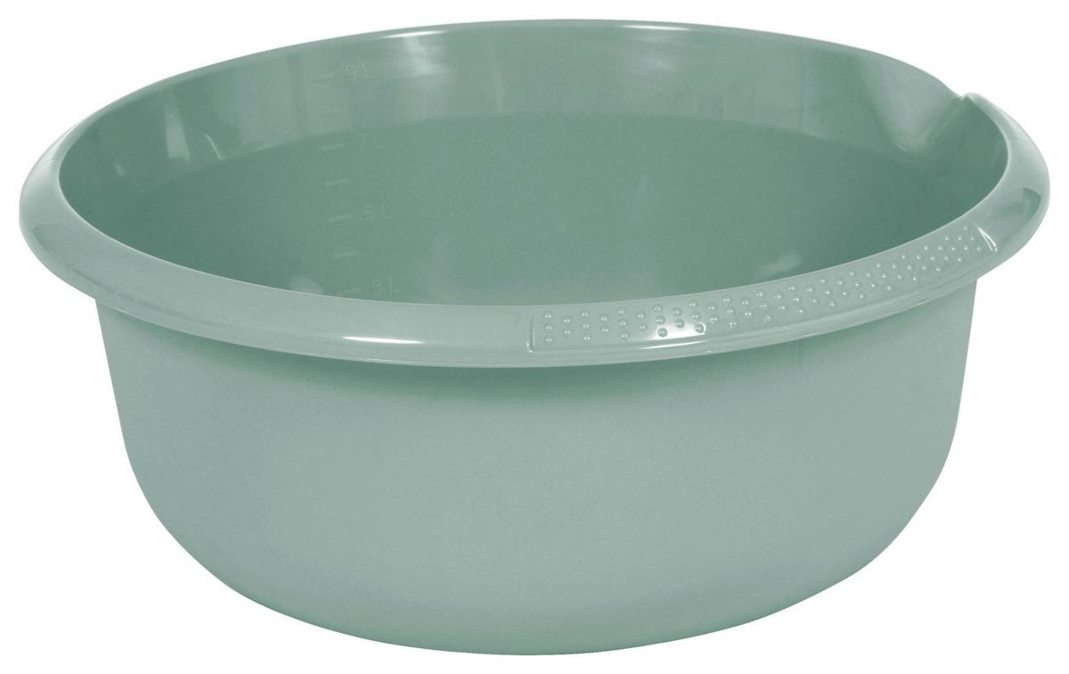 Waschschüssel Björk Mintgrün, Dxh: 36x15 Cm - Mintgrün, KONVENTIONELL, Kunststoff (36/15cm)