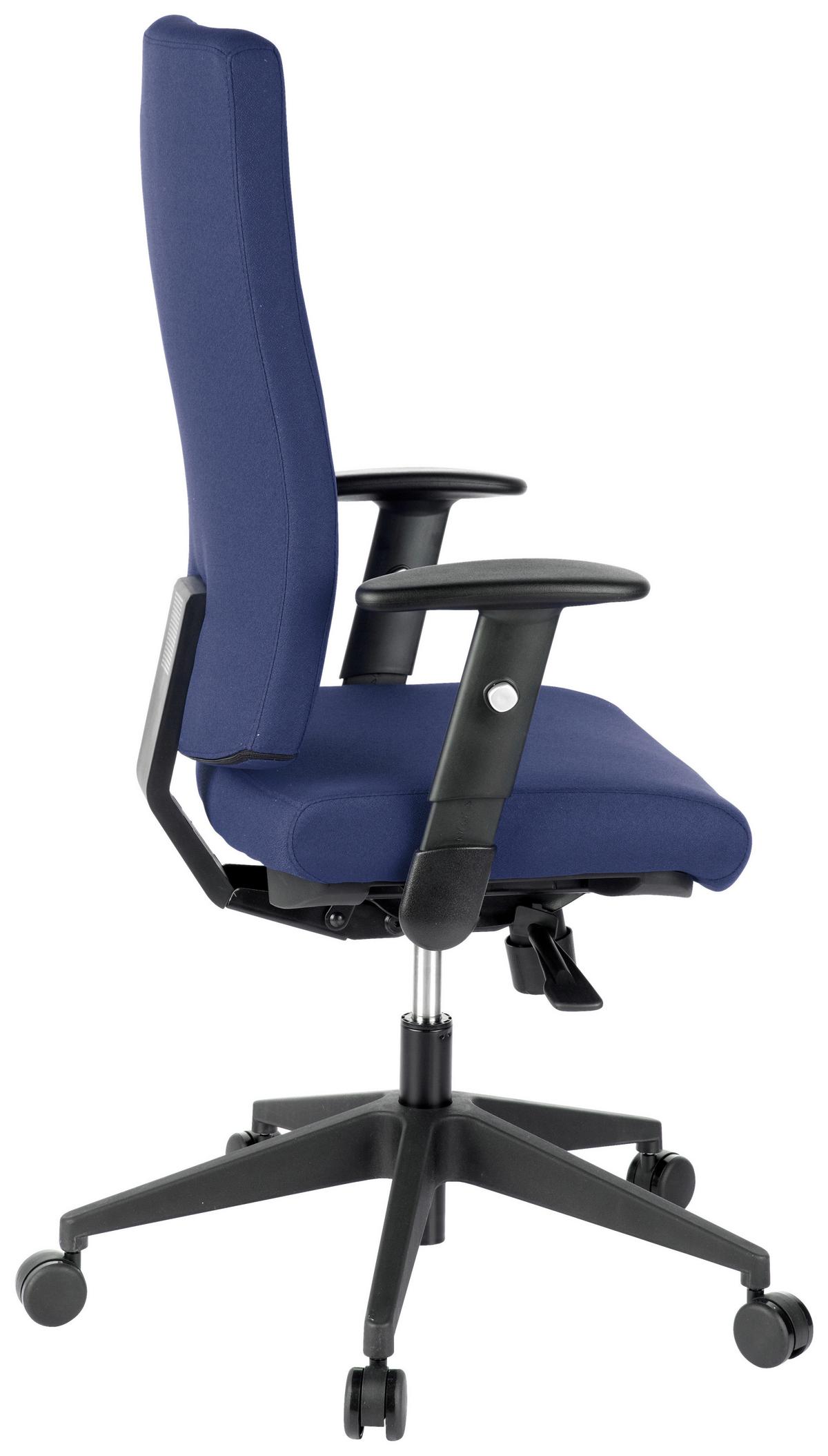 Drehstuhl Pro-Tec 300 Dunkelblau - Dunkelblau, MODERN, Kunststoff/Textil (57/125/53cm) - MID.YOU