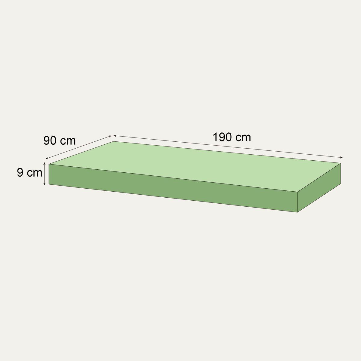 Komfortschaummatratze Hoppekid Lf: 90x190 Cm - Weiß, MODERN, Textil (90/190cm) - MID.YOU