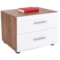 Éjjeliszekrény Avensis New - tölgyfa színű/fehér, Konventionell, faalapú anyag (56/40,5/37,1cm) - Luca Bessoni