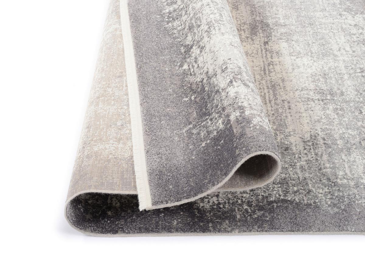 Webteppich Grau Etienne 120x170 cm - Grau, Design, Textil (120/170cm) - Novel